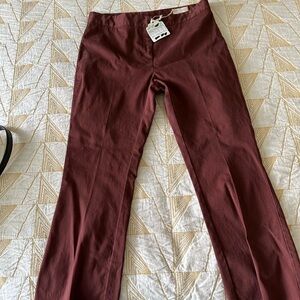 NWT MEME BY GIAB’S Ladies burgundy pants Italian
